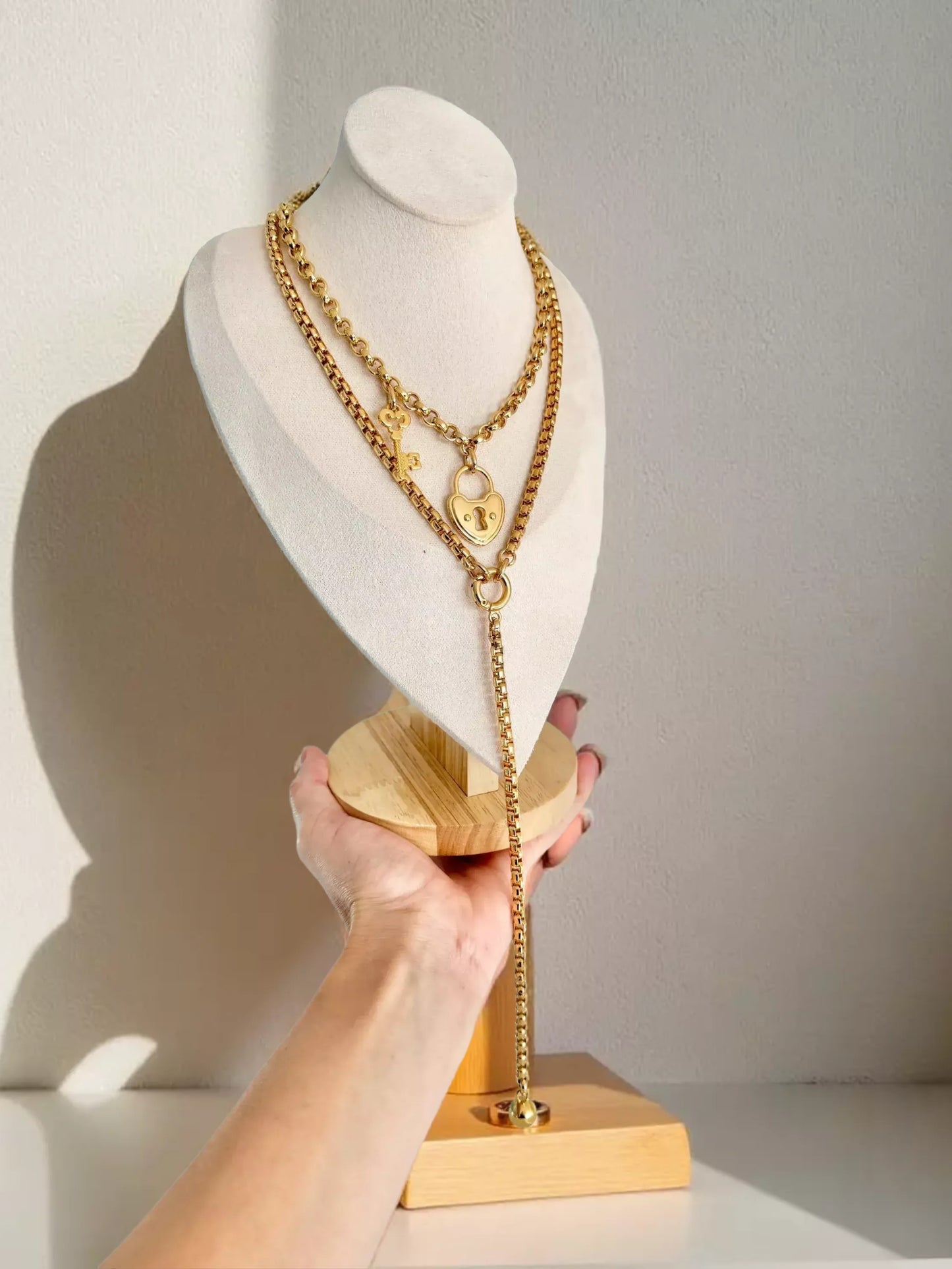 20" Long Lariat Y Necklace | Silver Lariat Necklace | Gold Lariat Necklace | Sexy Necklace Deep Cleavage Necklace Sexy Jewelry Gift for Her