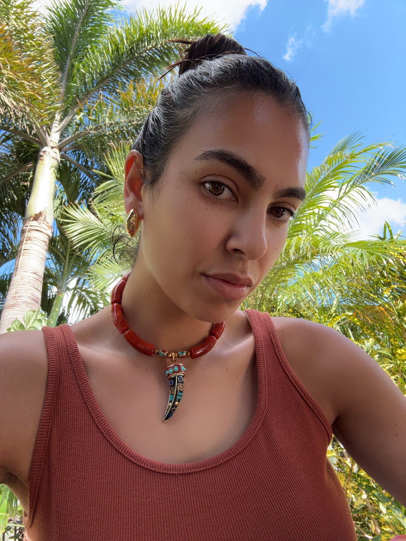 Tibetan Horn Choker