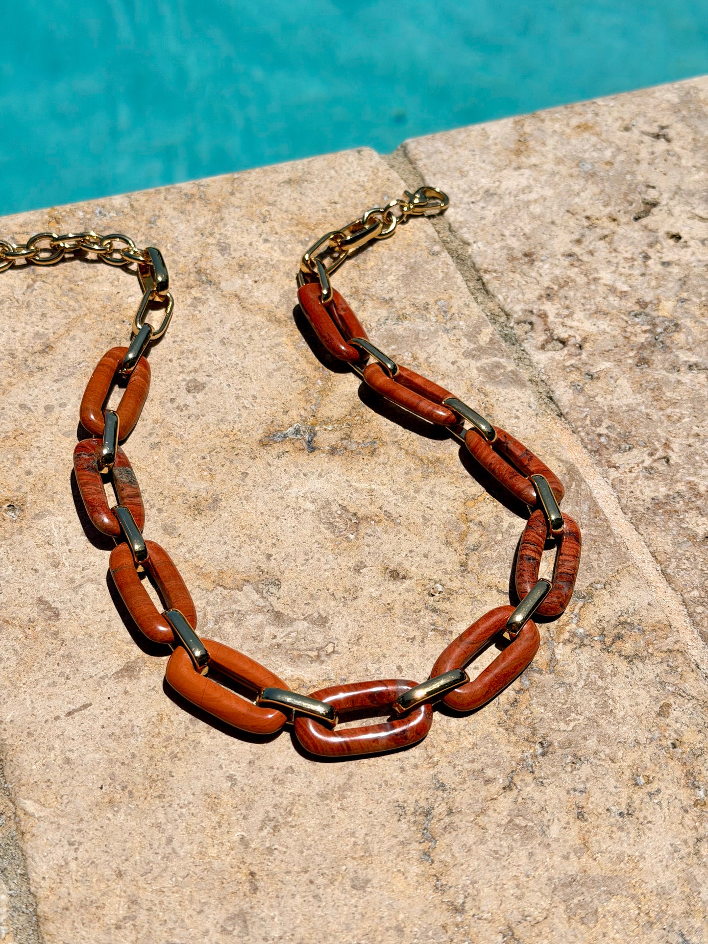 Jasper Chain Necklace
