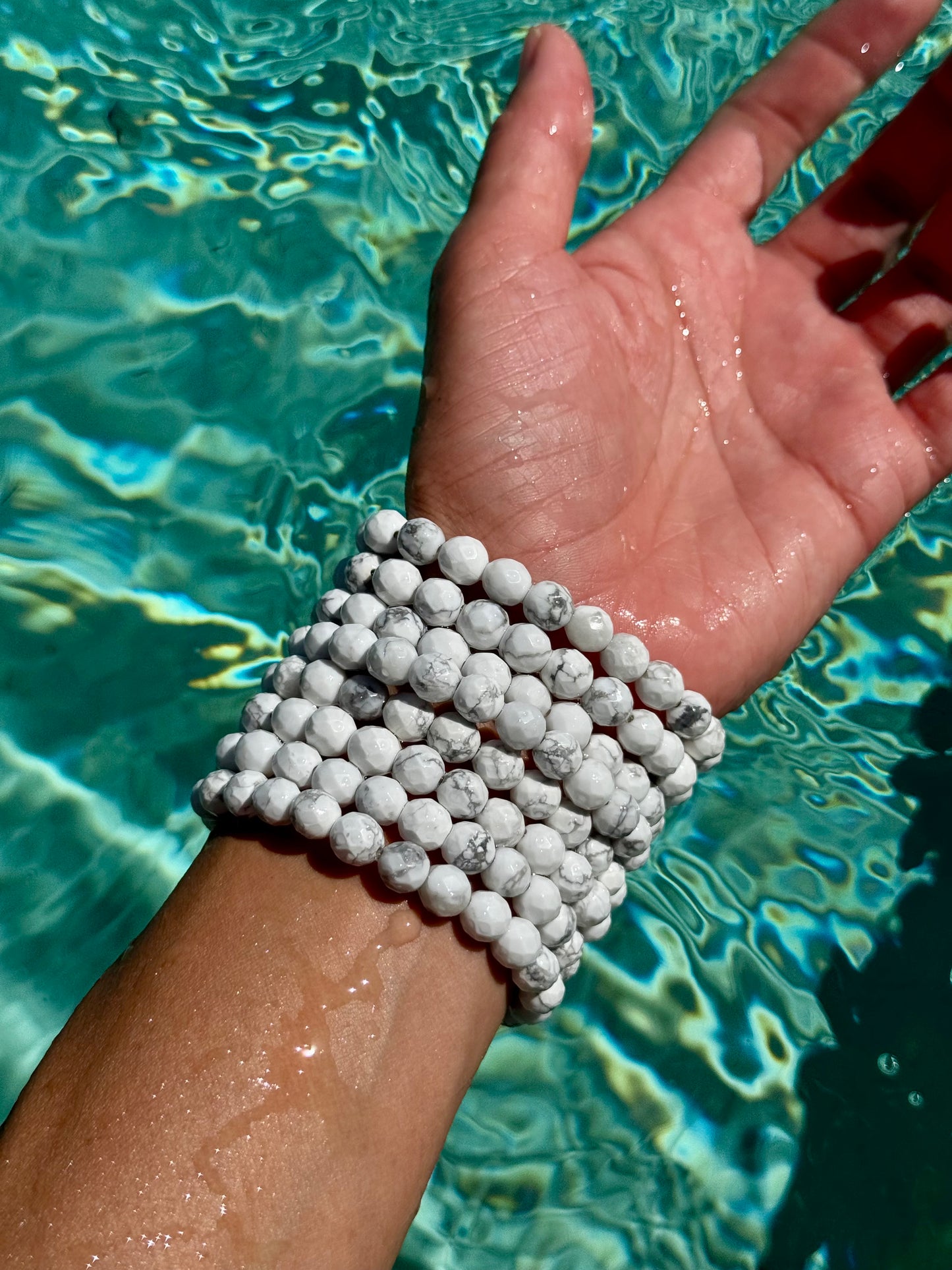 White Howlite Bracelet