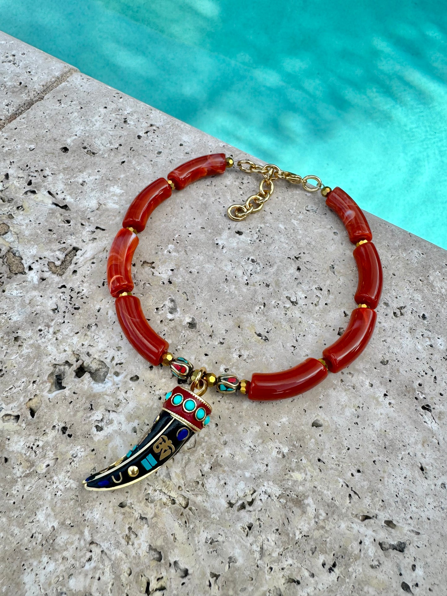 Tibetan Horn Choker
