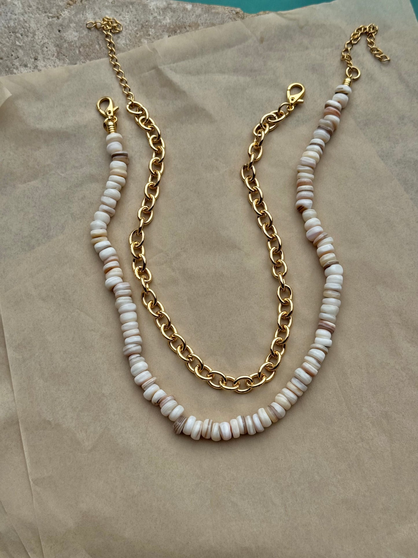 Mother of Pearl Shell Necklace