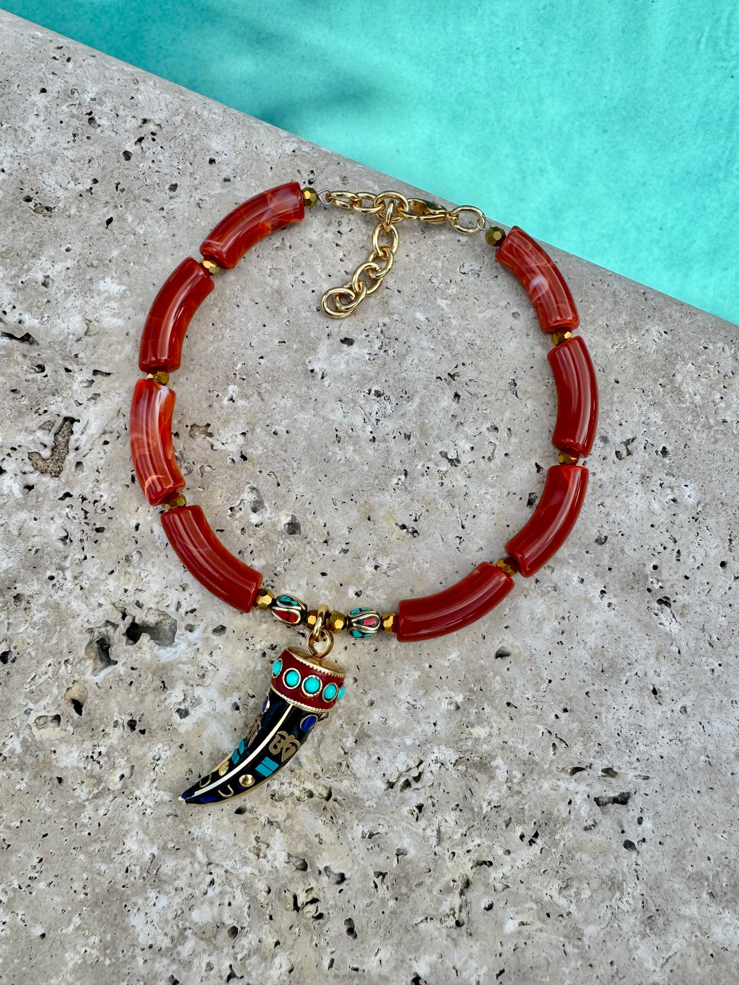 Tibetan Horn Choker