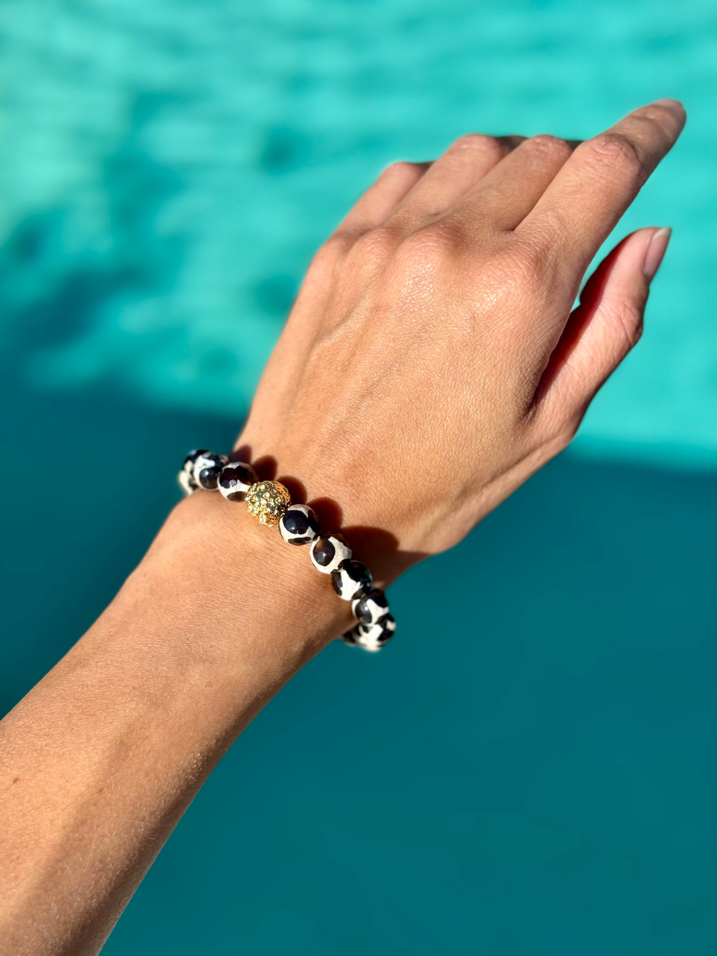 Tibetan Turtle Agate Bracelet
