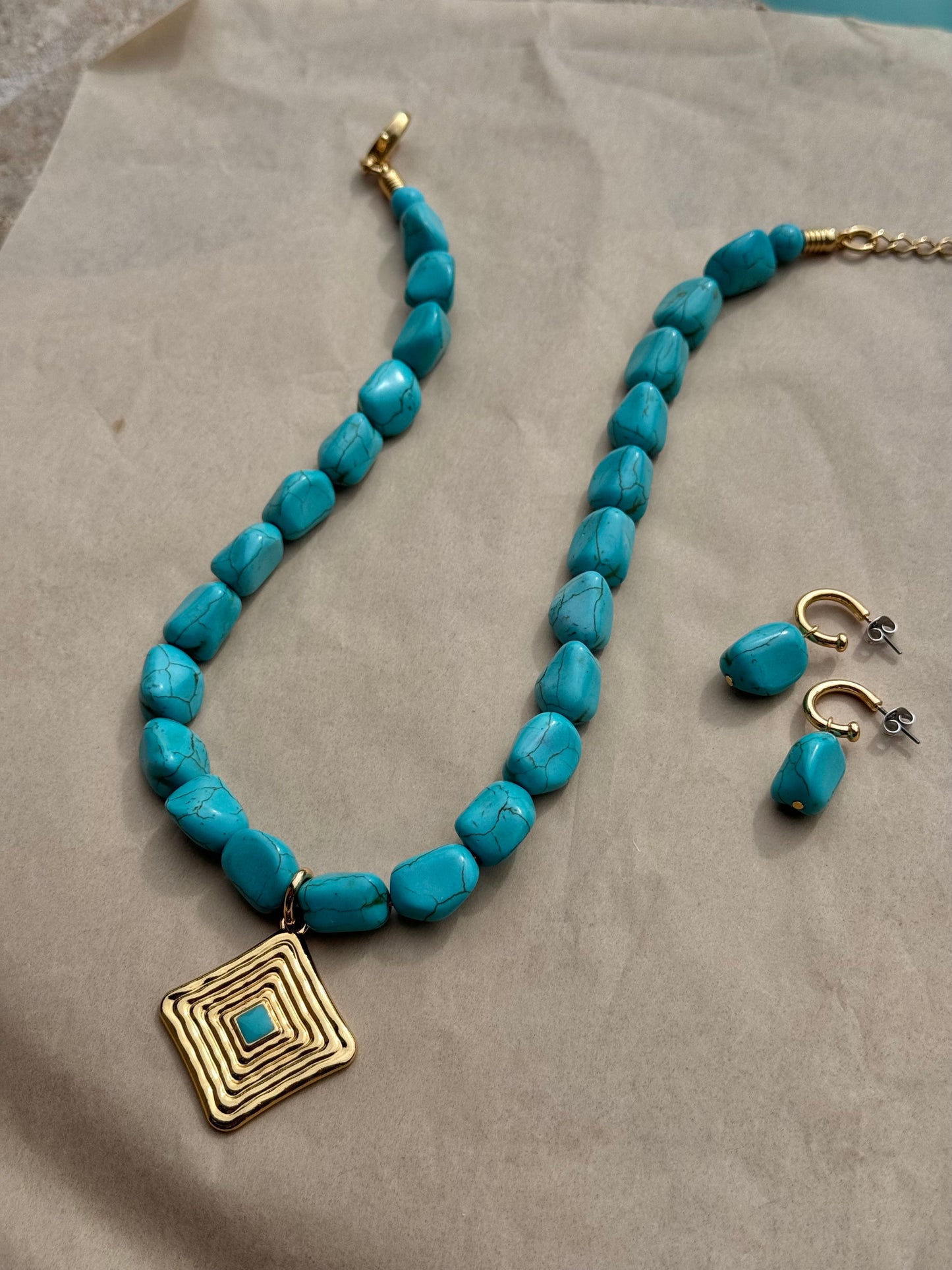 Turquoise Necklace Set