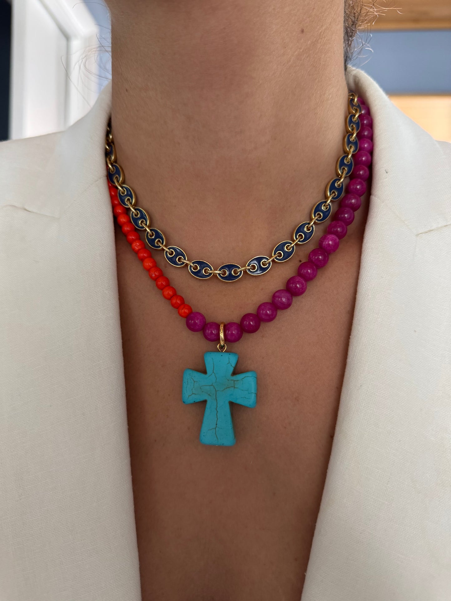 Petra Cross Necklace