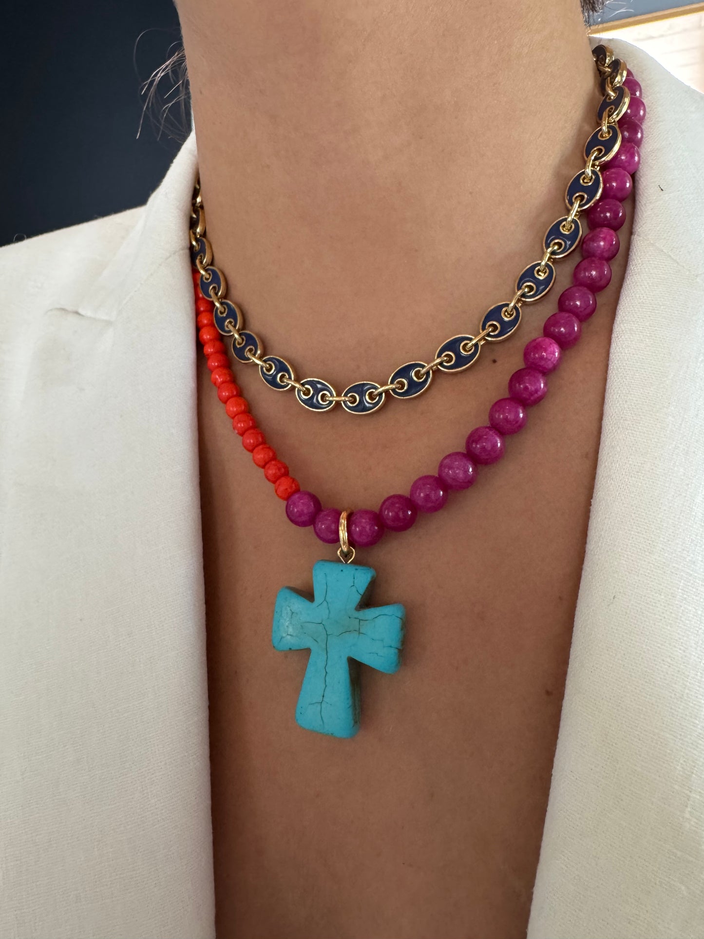Petra Cross Necklace