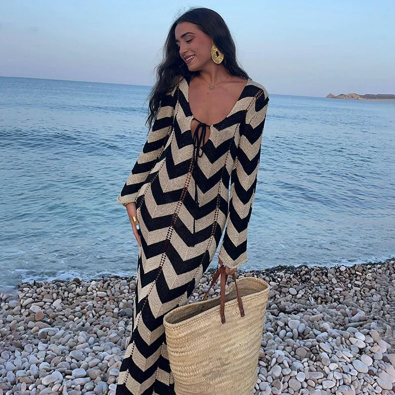 Knitted Sexy Beach Dress