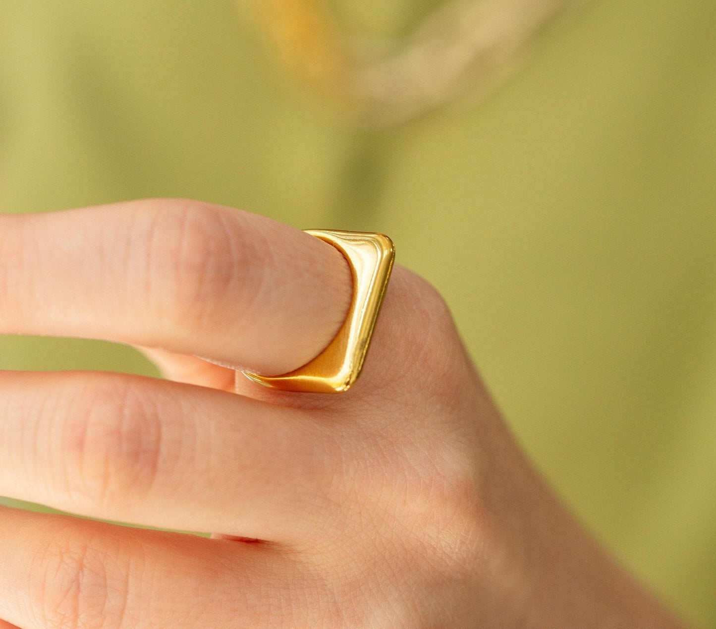 Gold Square Bracelet