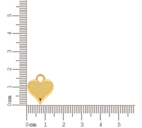 17mm Tiny Heart Charm