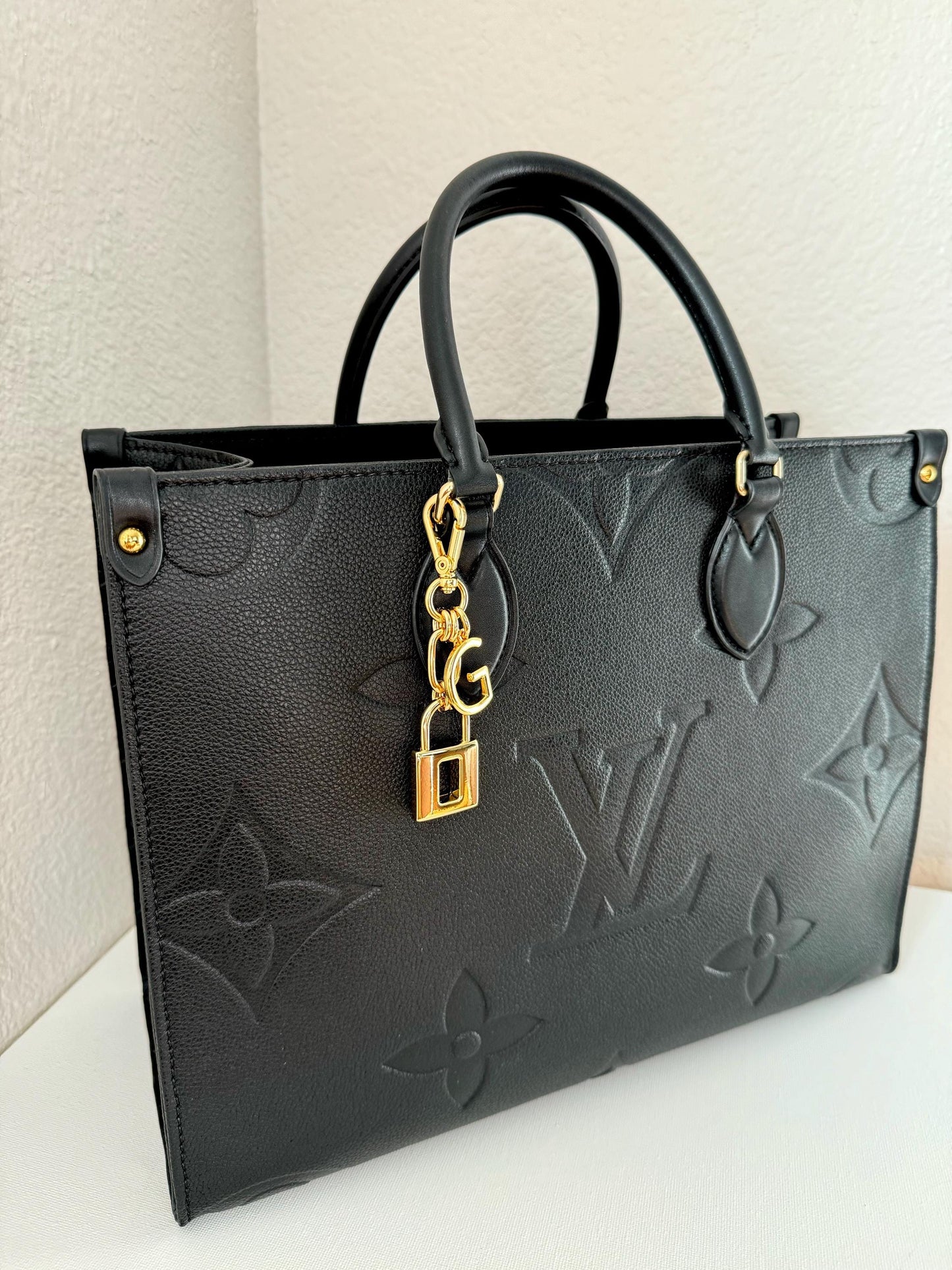 Lock Bag Charm | Gold Padlock Keychain