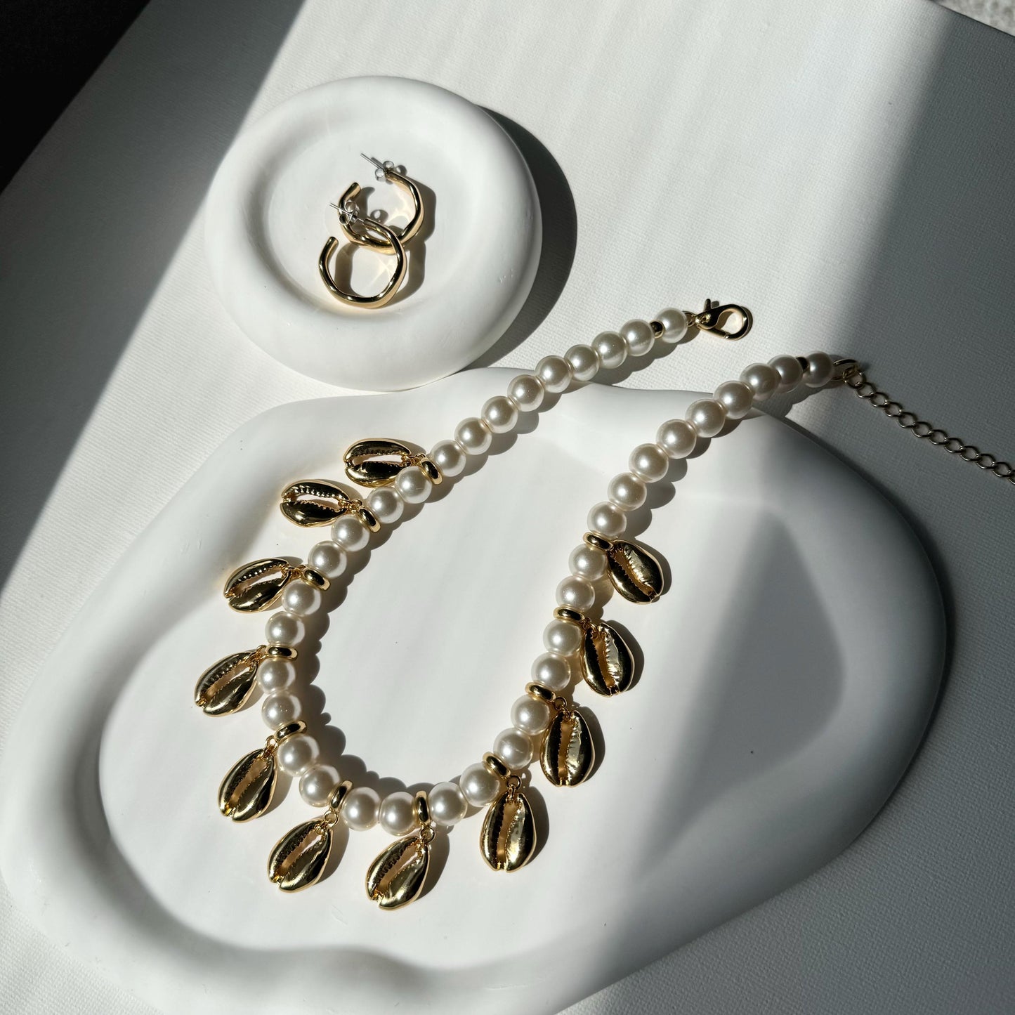 Cowrie Puka Shell Pendant | Necklace Gift For Her Pendant Necklace Gold Filled Pendant Necklace With Resin Cowrie Shell For Women