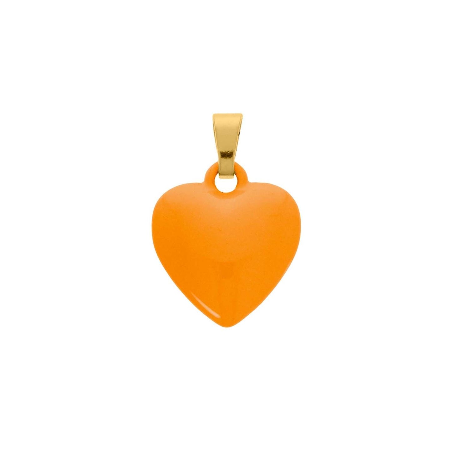 Small Puffy Heart Charm 20mm | Charms for Sale | Gold Heart Charm | Silver Heart Charm | Mothers Day Jewelry Gift | Fashion Jewelry