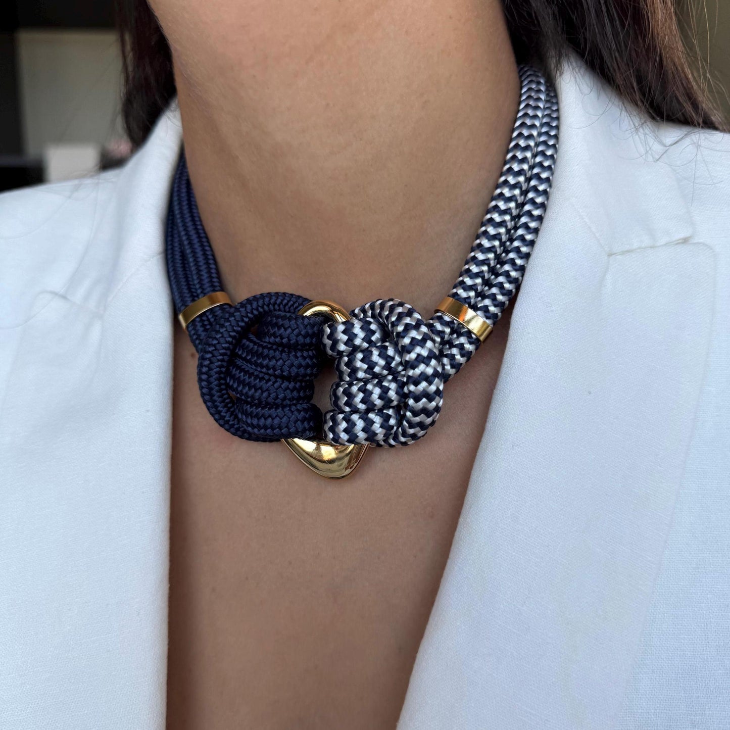 Knotted Necklace | Rope Necklace | Elegant Necklace | Statement Necklace | Nautical Necklace