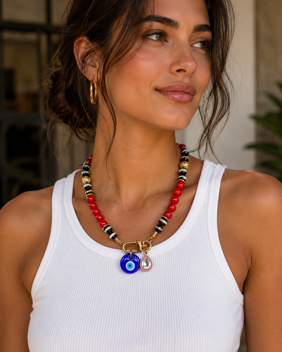 Coral Snake Necklace