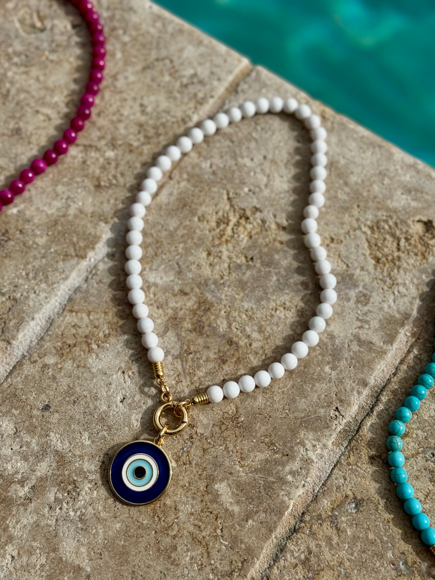 Pop of Color Gemstone Necklace