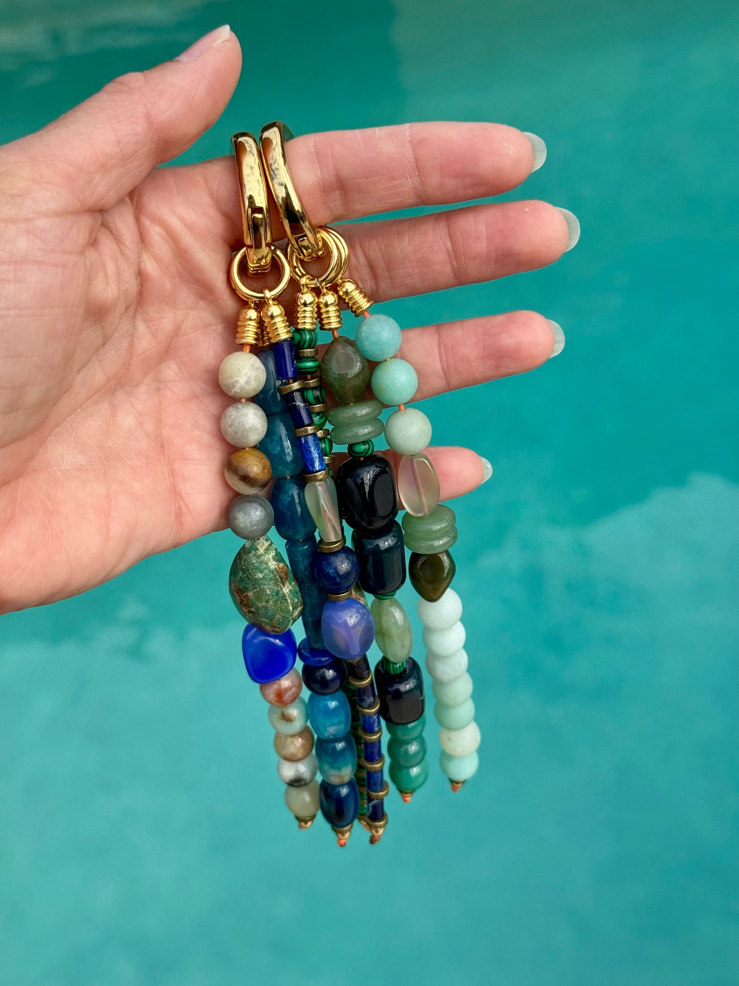 Gemstone Bag Charm