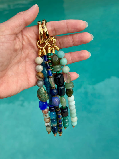 Handmade gemstone bag charm, Florida – AVINZIA