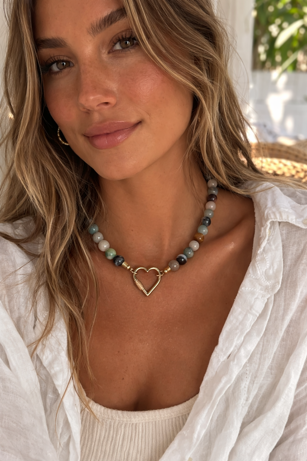 10mm Amazonite Necklace