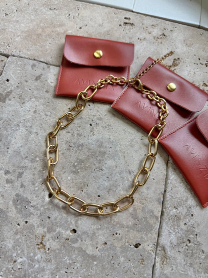 Link Chain Bracelet & Necklace Set