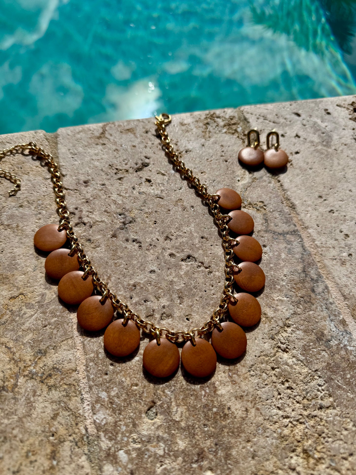 Wooden Necklace Set