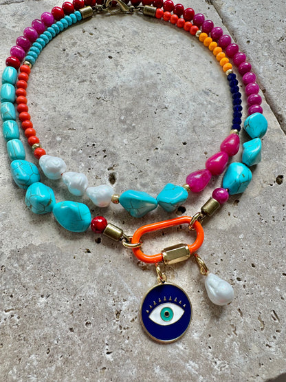 Boho beaded necklace — gift-ready handmade jewelry by AVINZIA