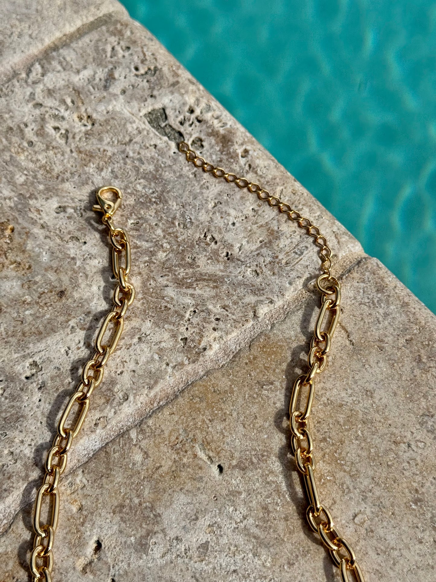 Anchor Initial Necklace