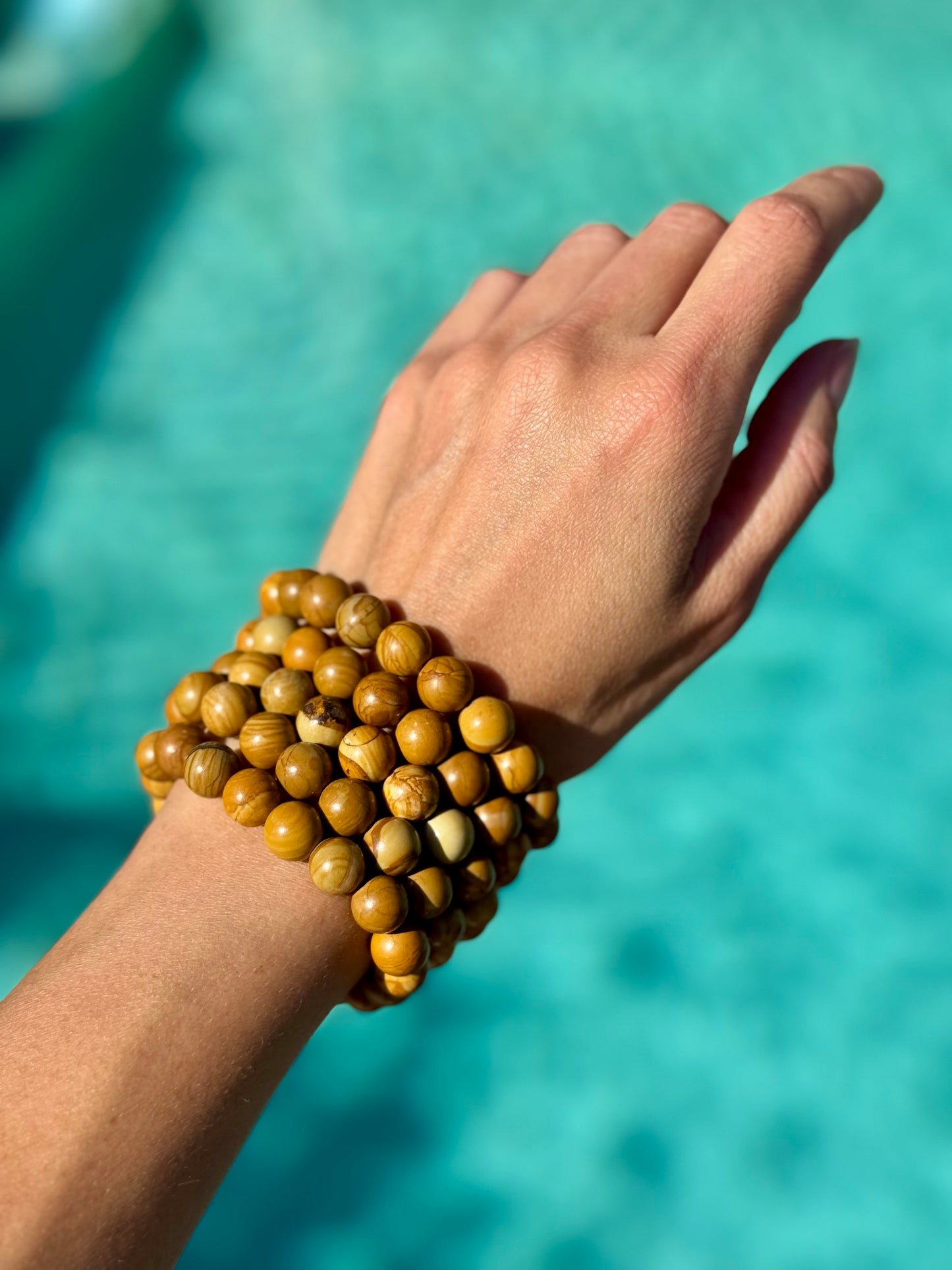 Tigerskin Beaded Bracelet