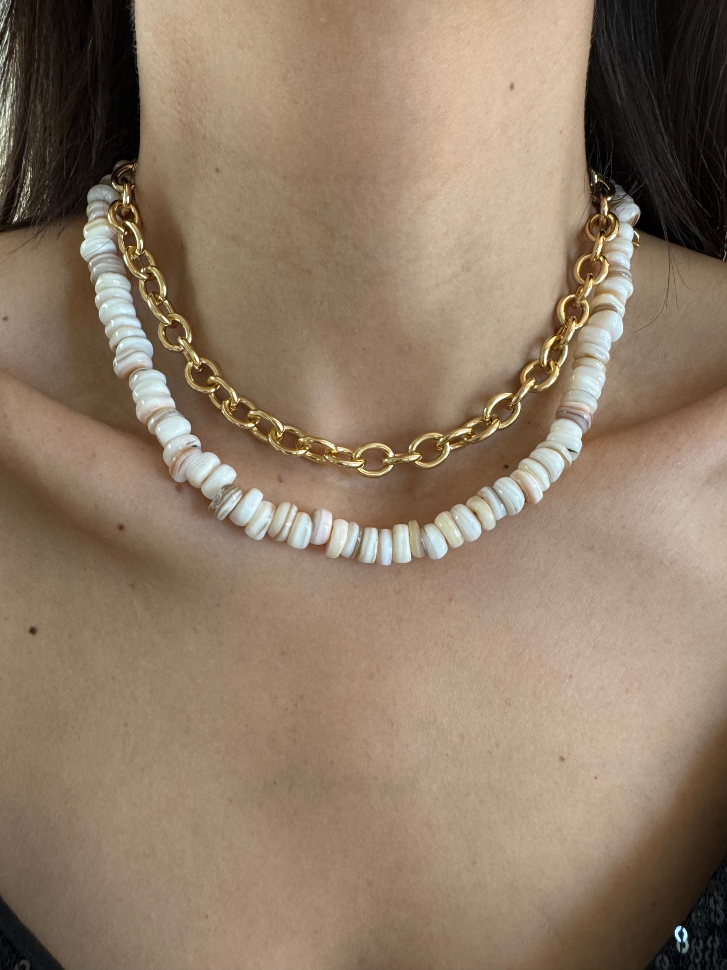 Mother of Pearl Shell Necklace