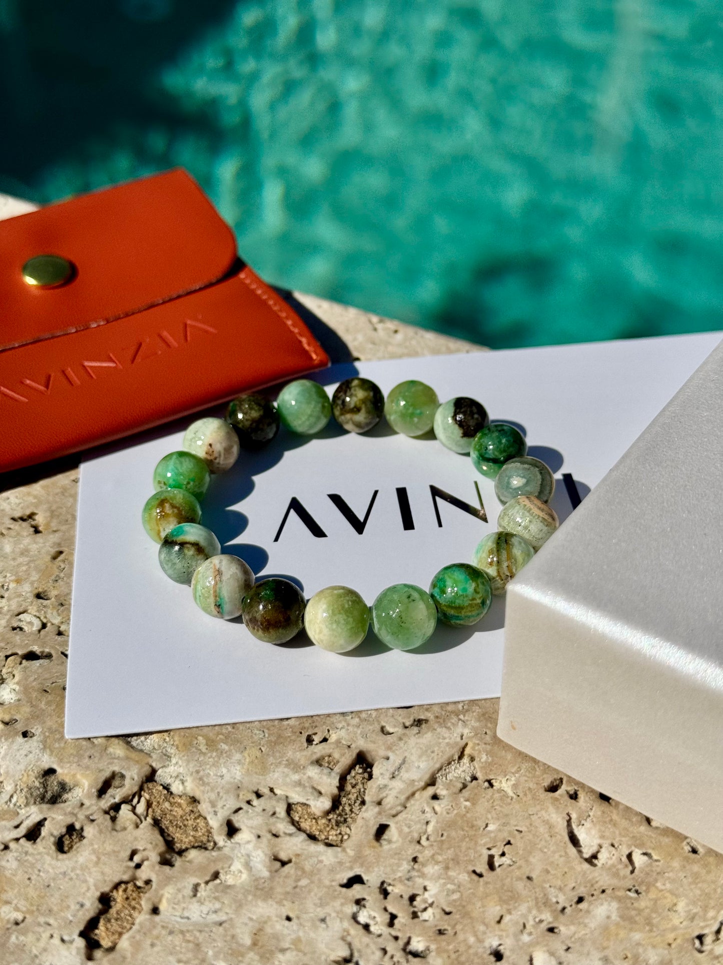Natural Green Line Jasper