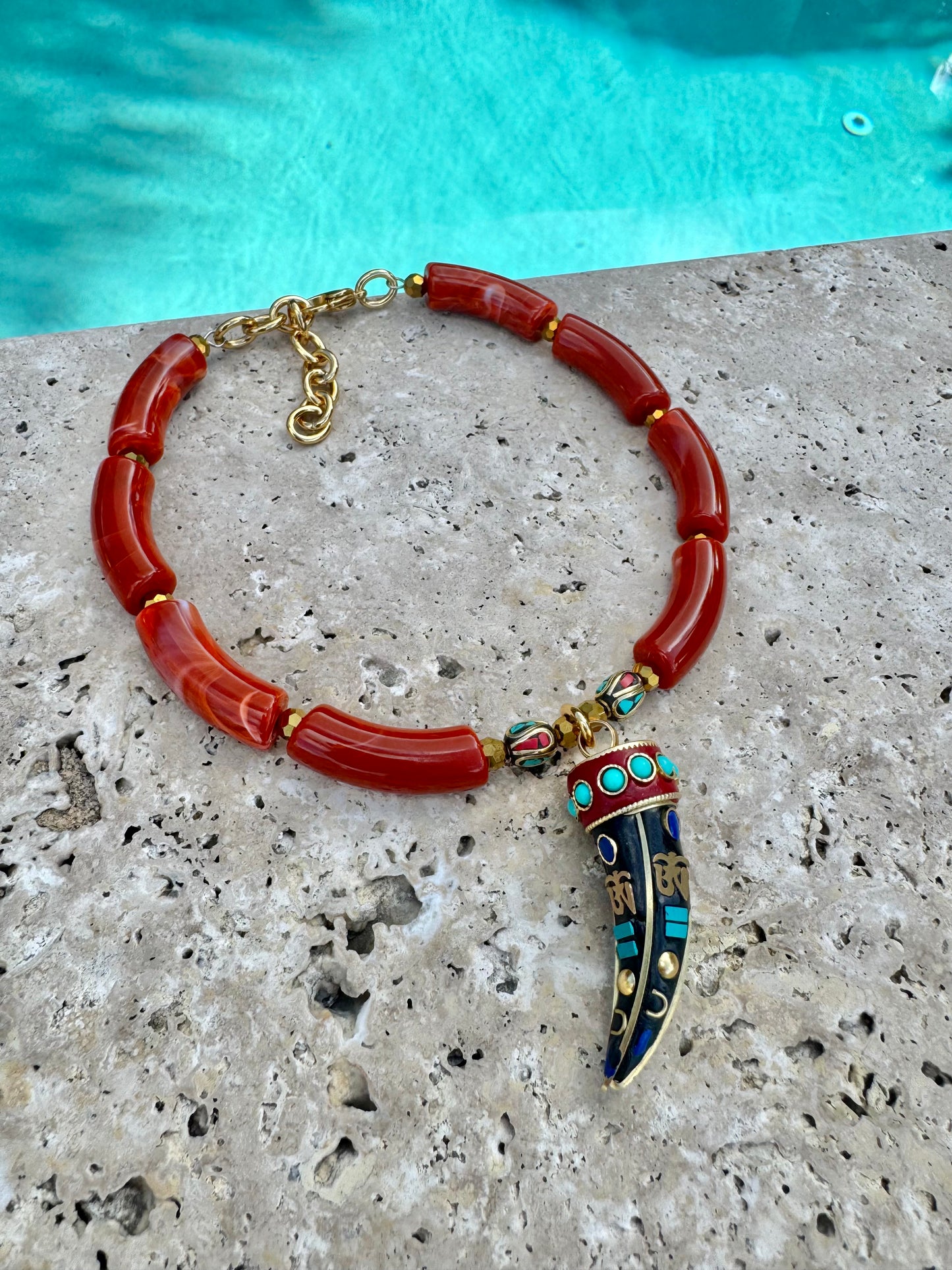 Tibetan Horn Choker