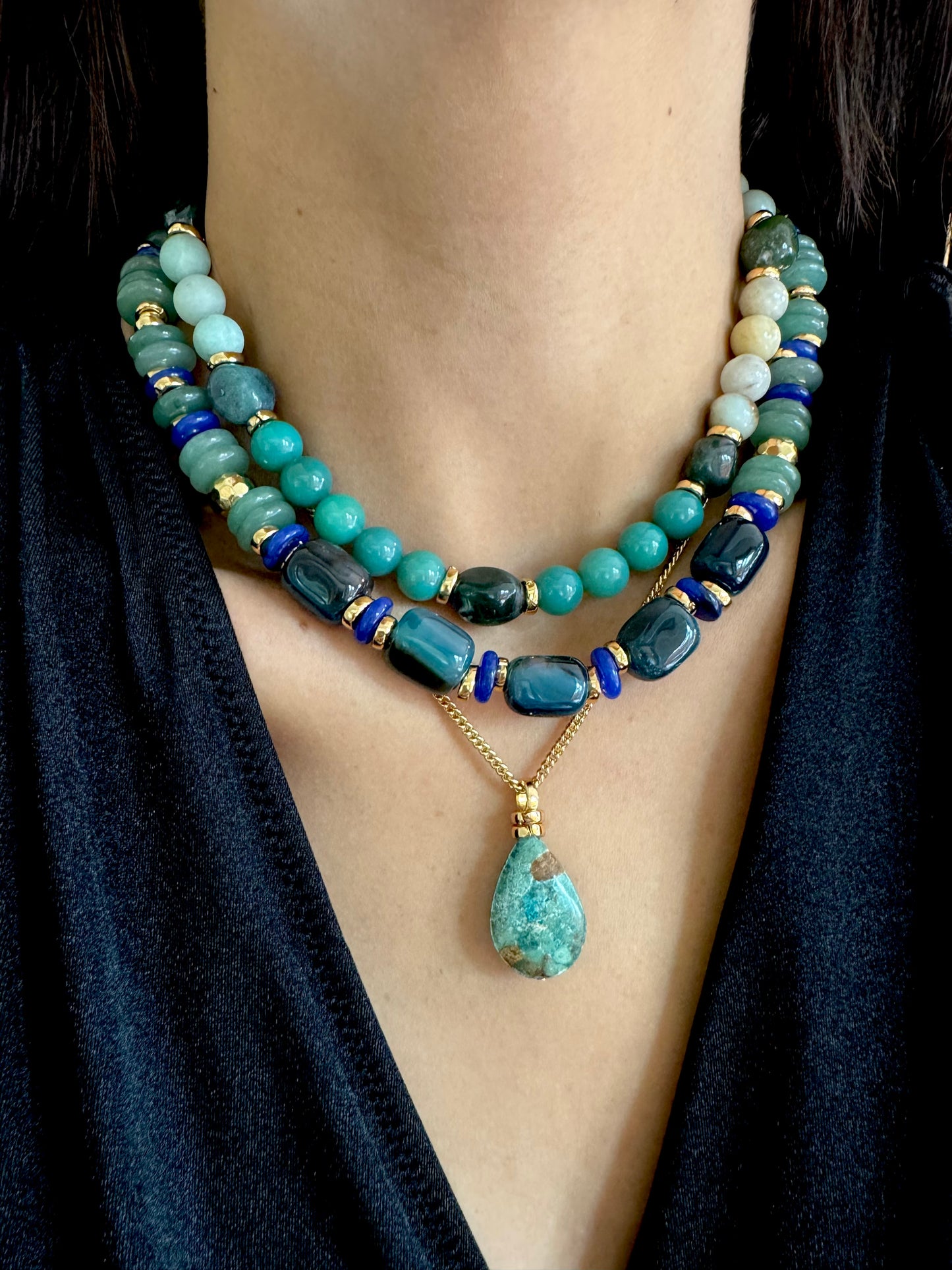 Las Olas & Mar Lago Necklace Set