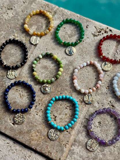 Zodiac Stone Bracelets