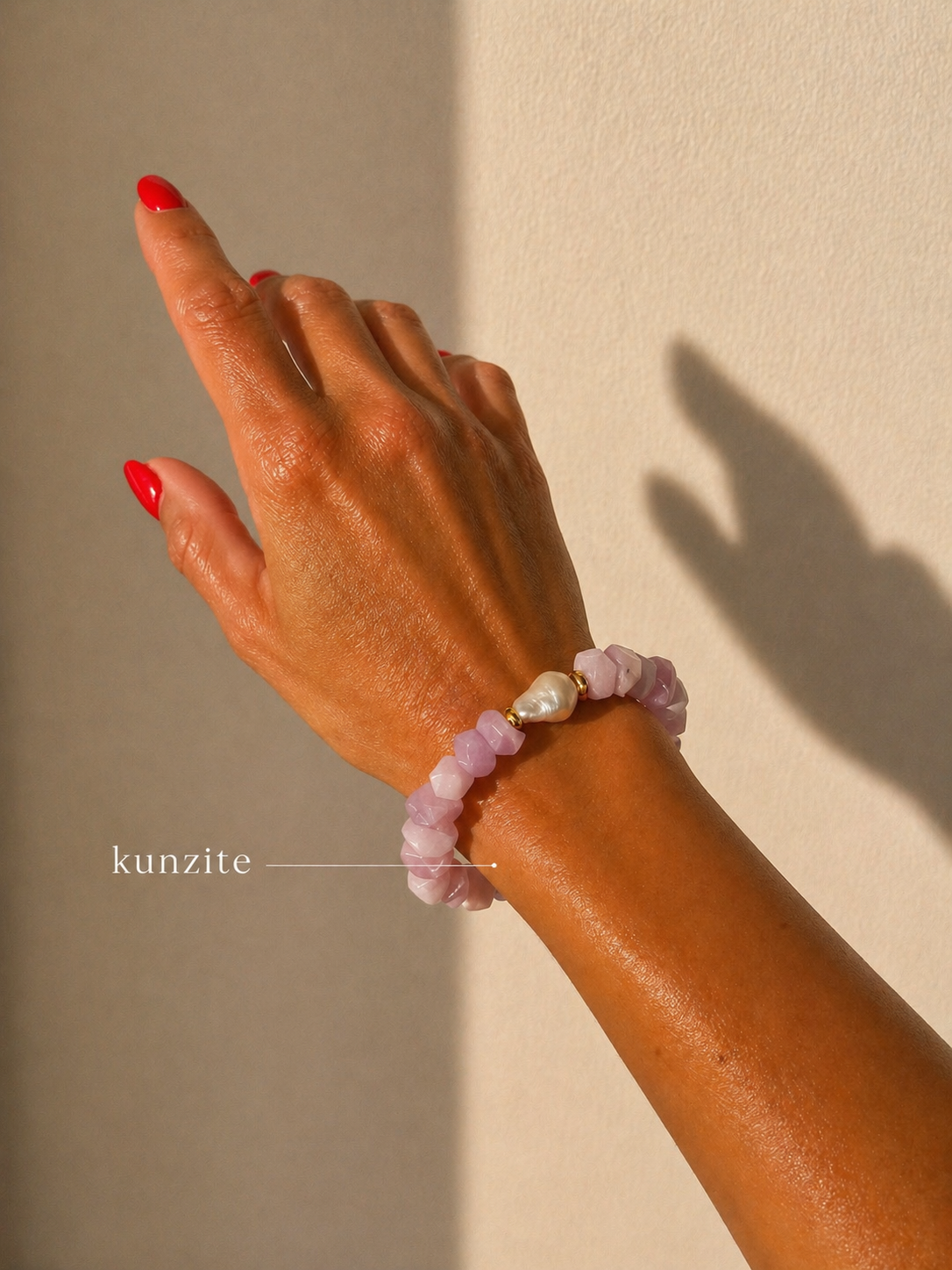 Nugget Gemstone & Baroque Pearl Bracelet