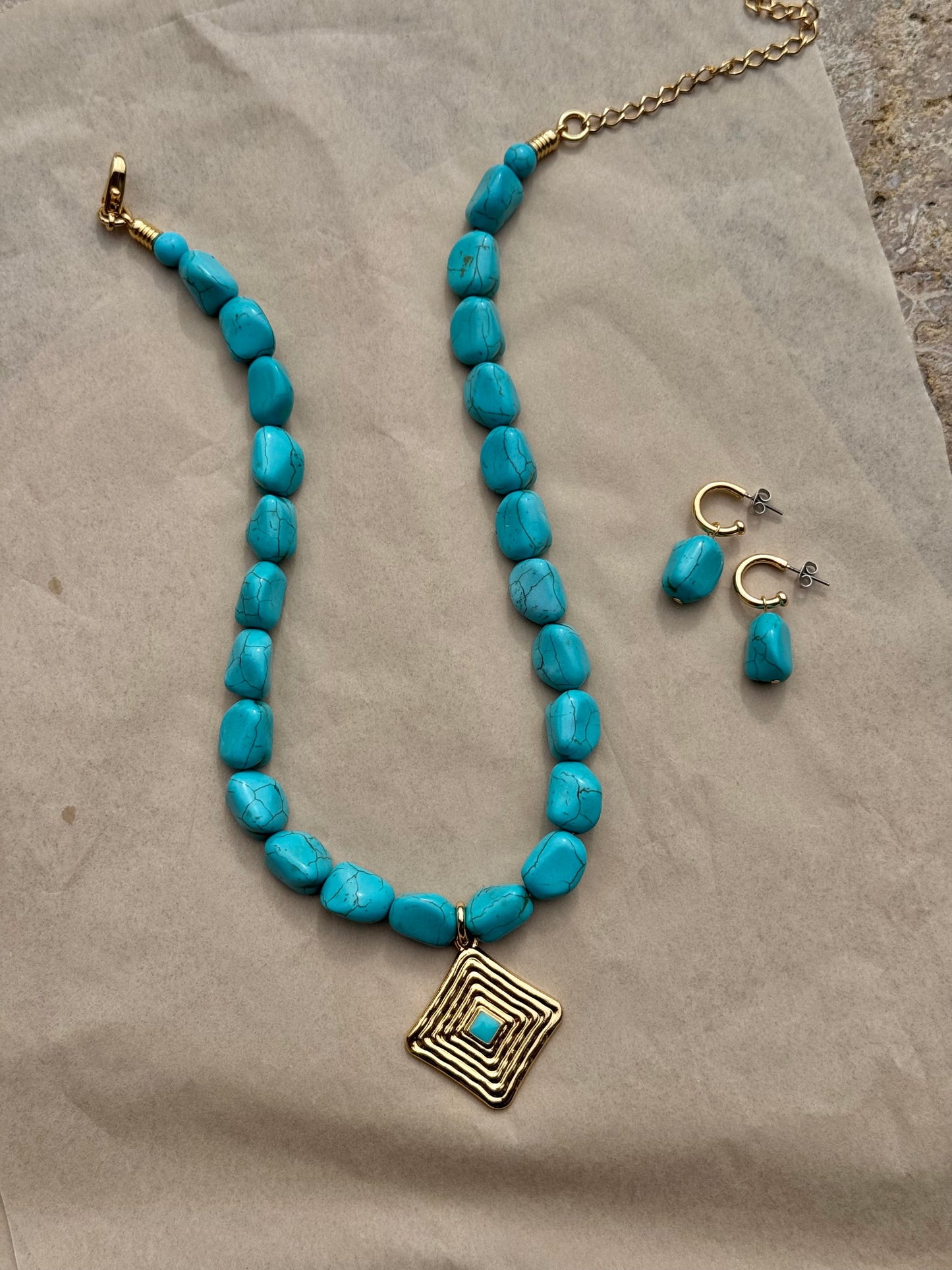 Turquoise Necklace Set