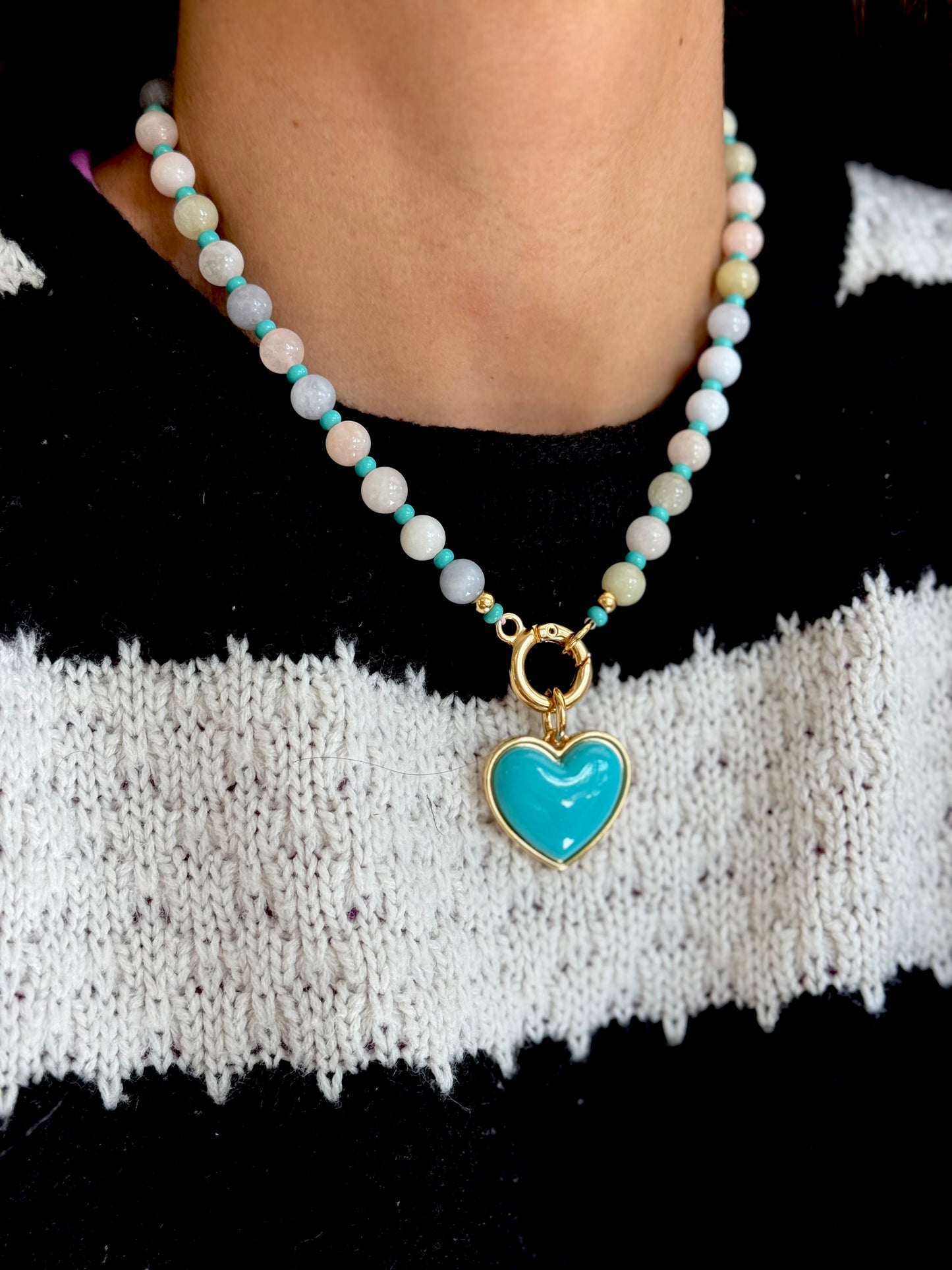 Turquoise Heart Necklace