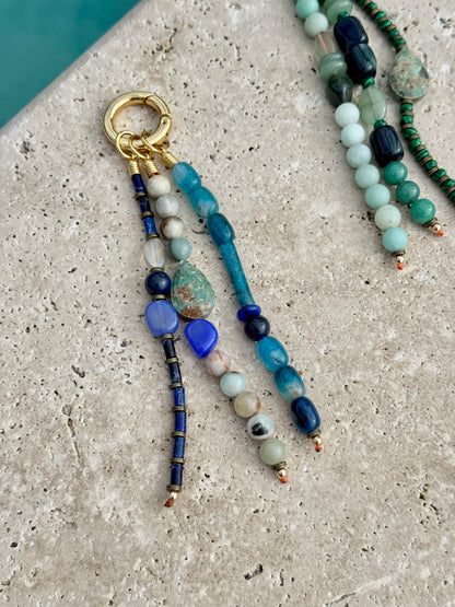 Handmade gemstone bag charm, Florida – AVINZIA