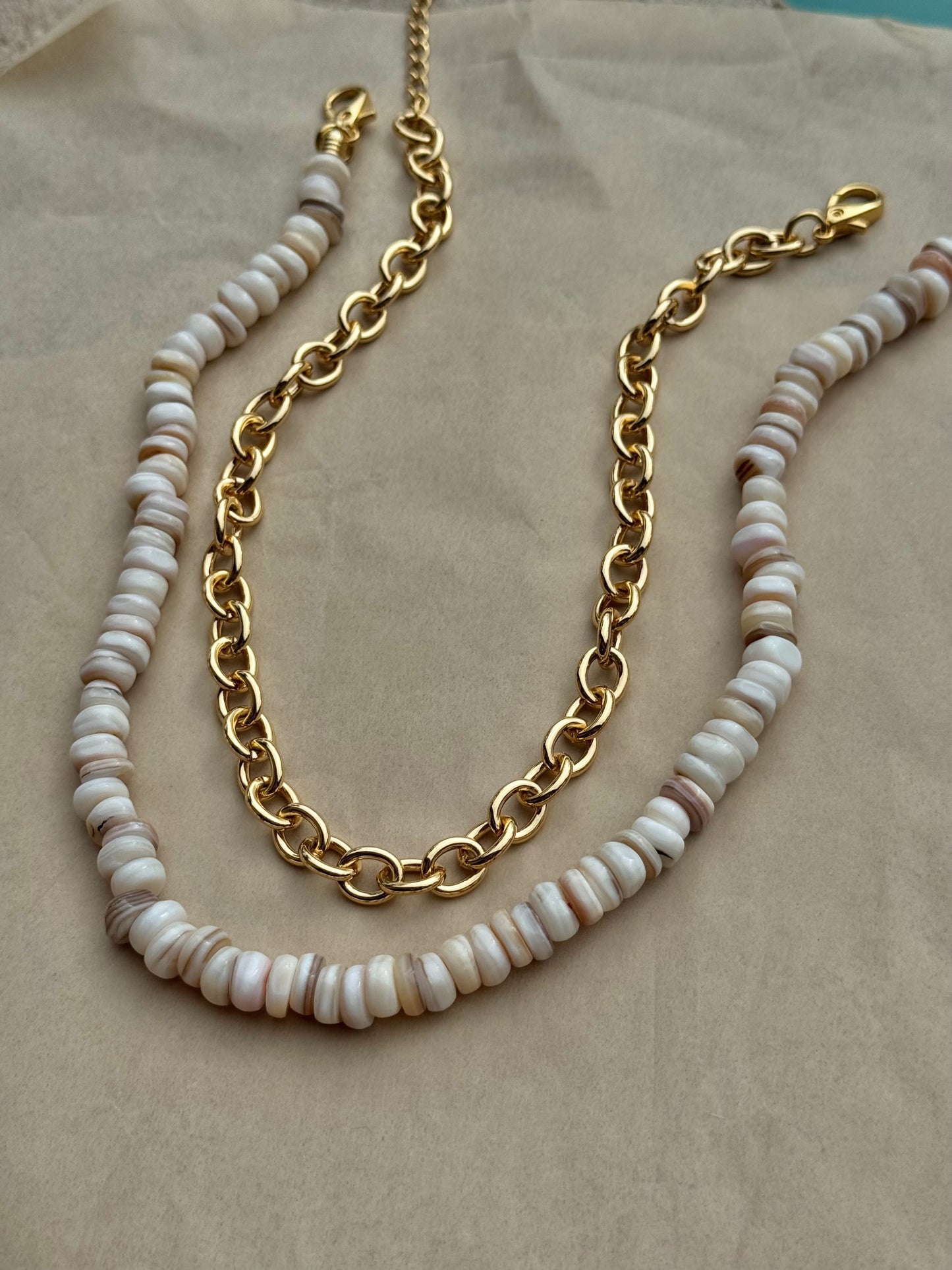 Mother of Pearl Shell Necklace