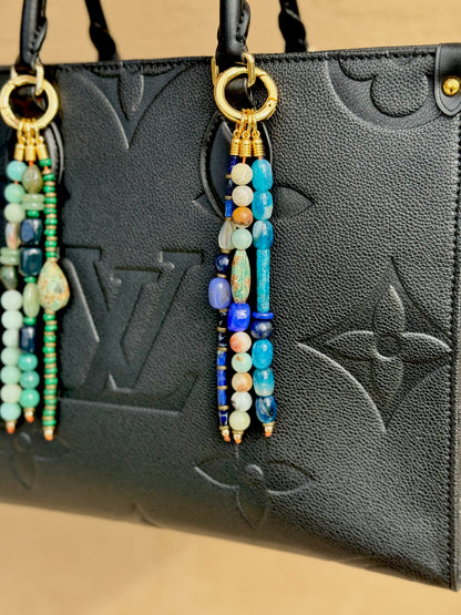 Gemstone bag charm by AVINZIA