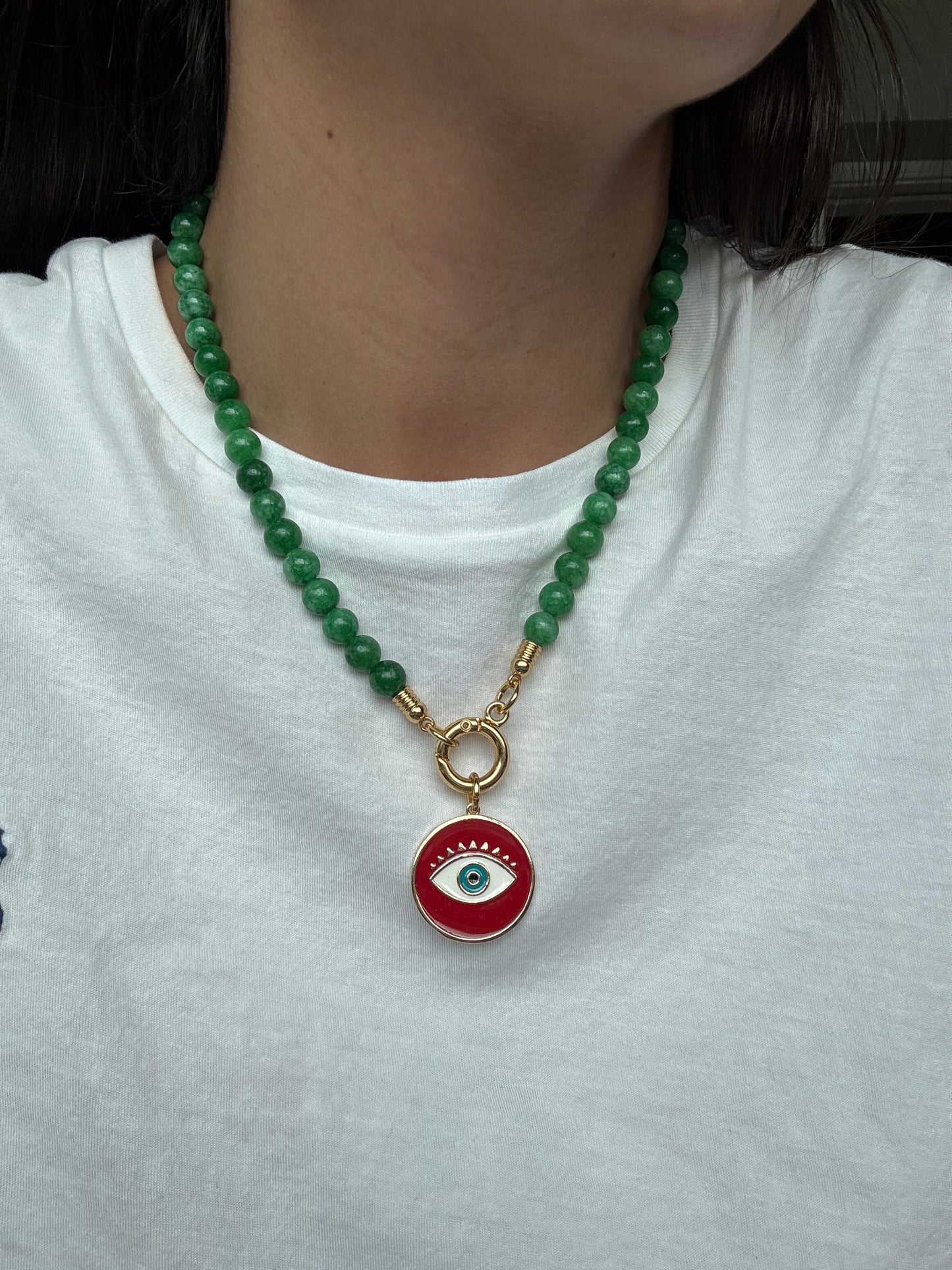 Pop of Color Gemstone Necklace