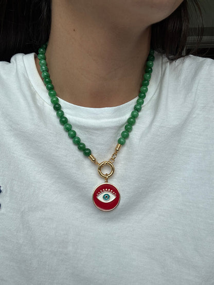 Pop of Color Gemstone Necklace