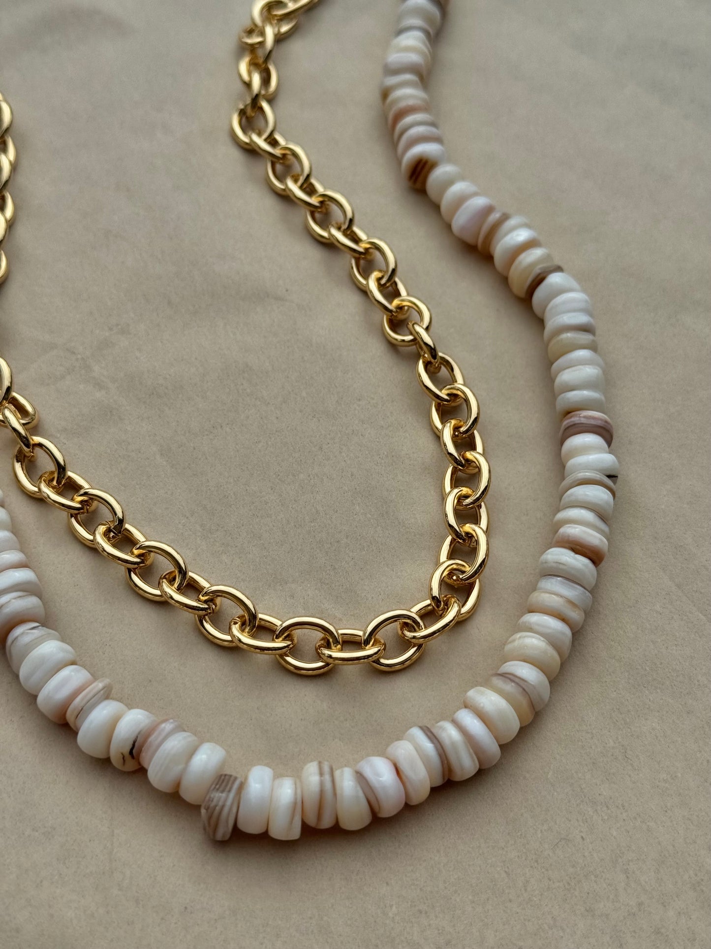 Mother of Pearl Shell Necklace