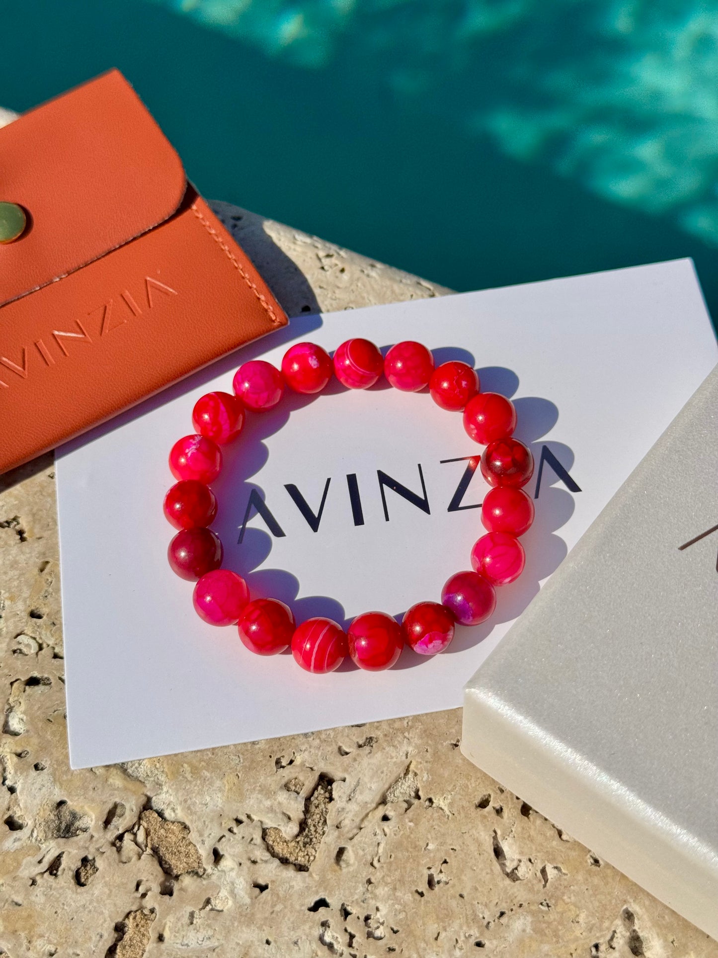 Magenta Jade Bracelet