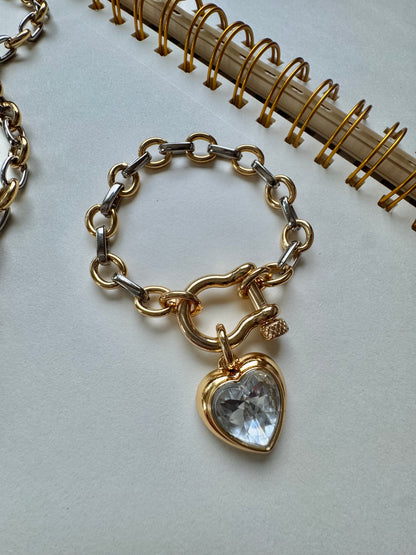 Mixed Love Horseshoe Necklace