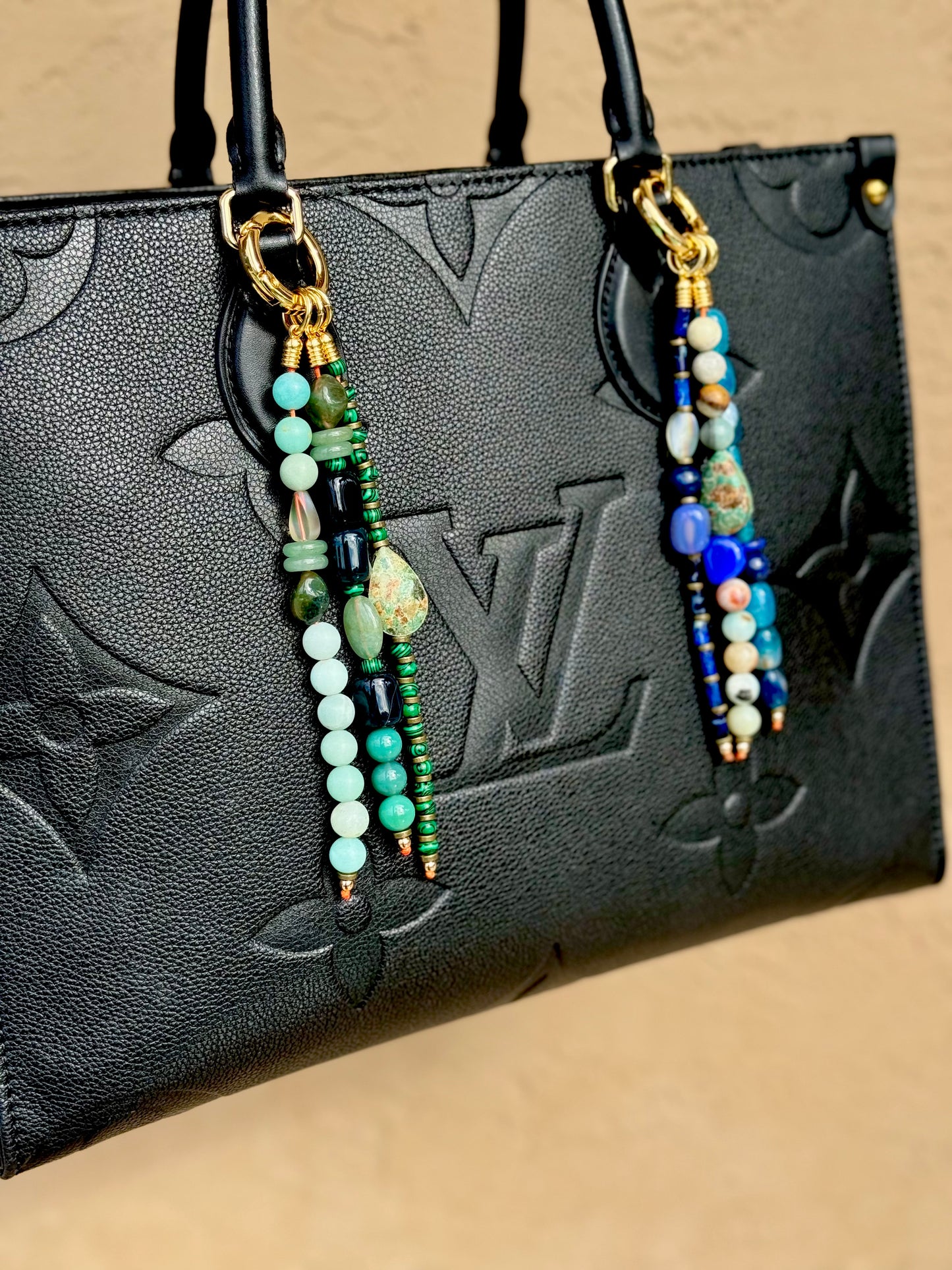 Gemstone Bag Charm