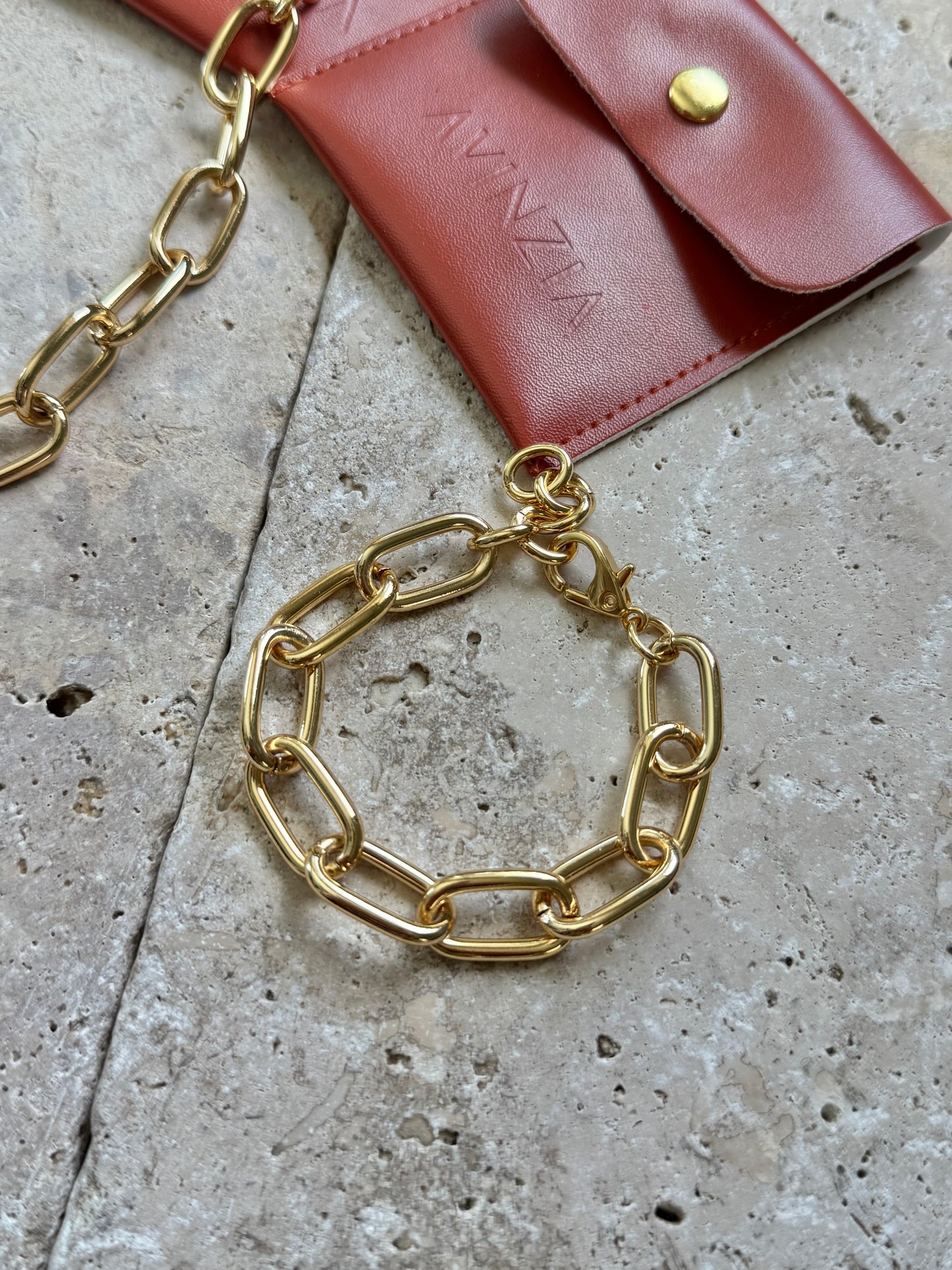 Link Chain Bracelet & Necklace Set