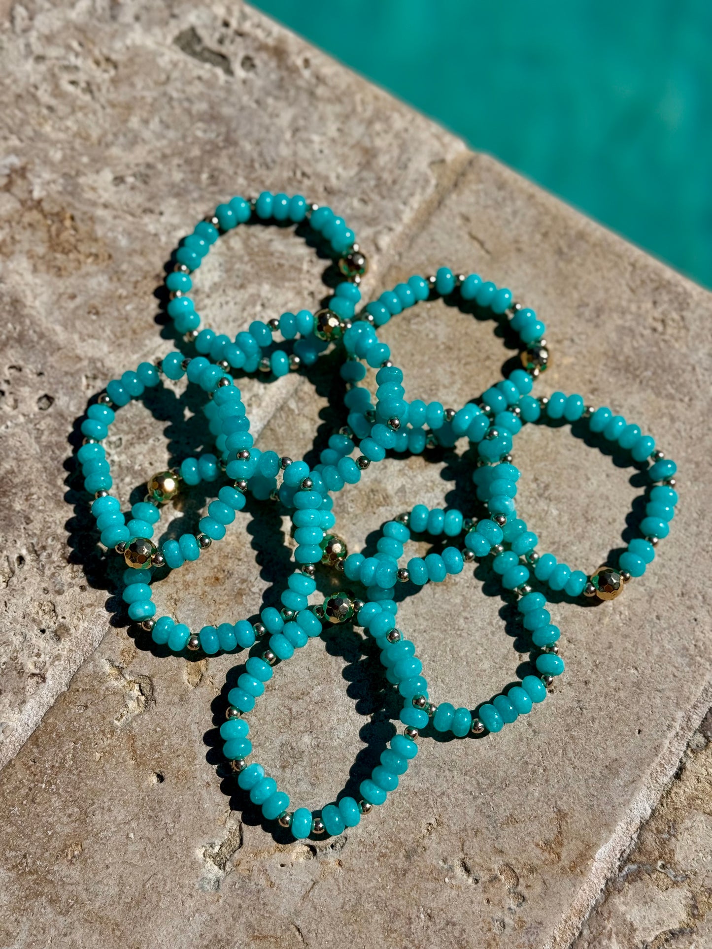 Blue Jade Bracelet