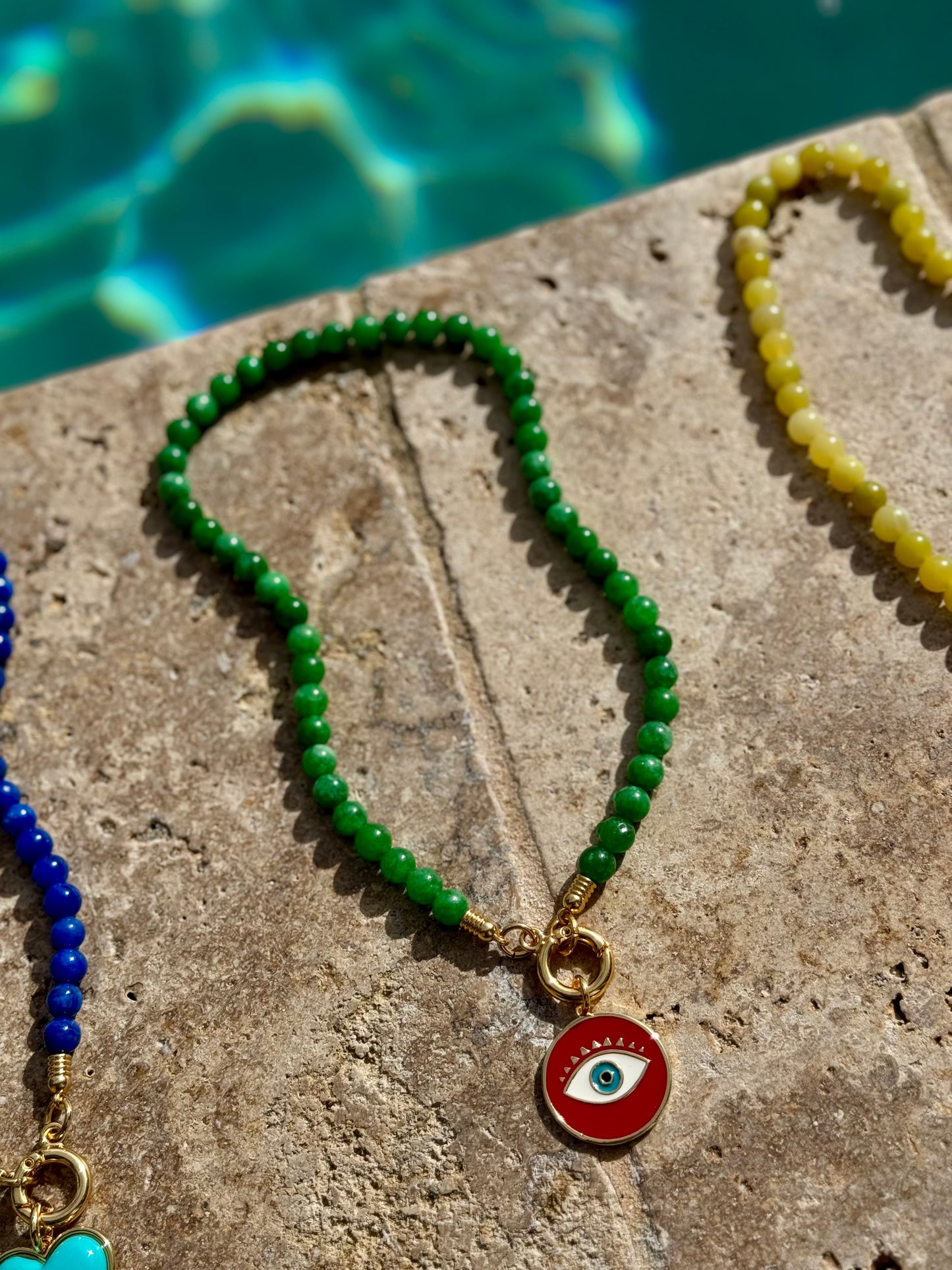Pop of Color Gemstone Necklace