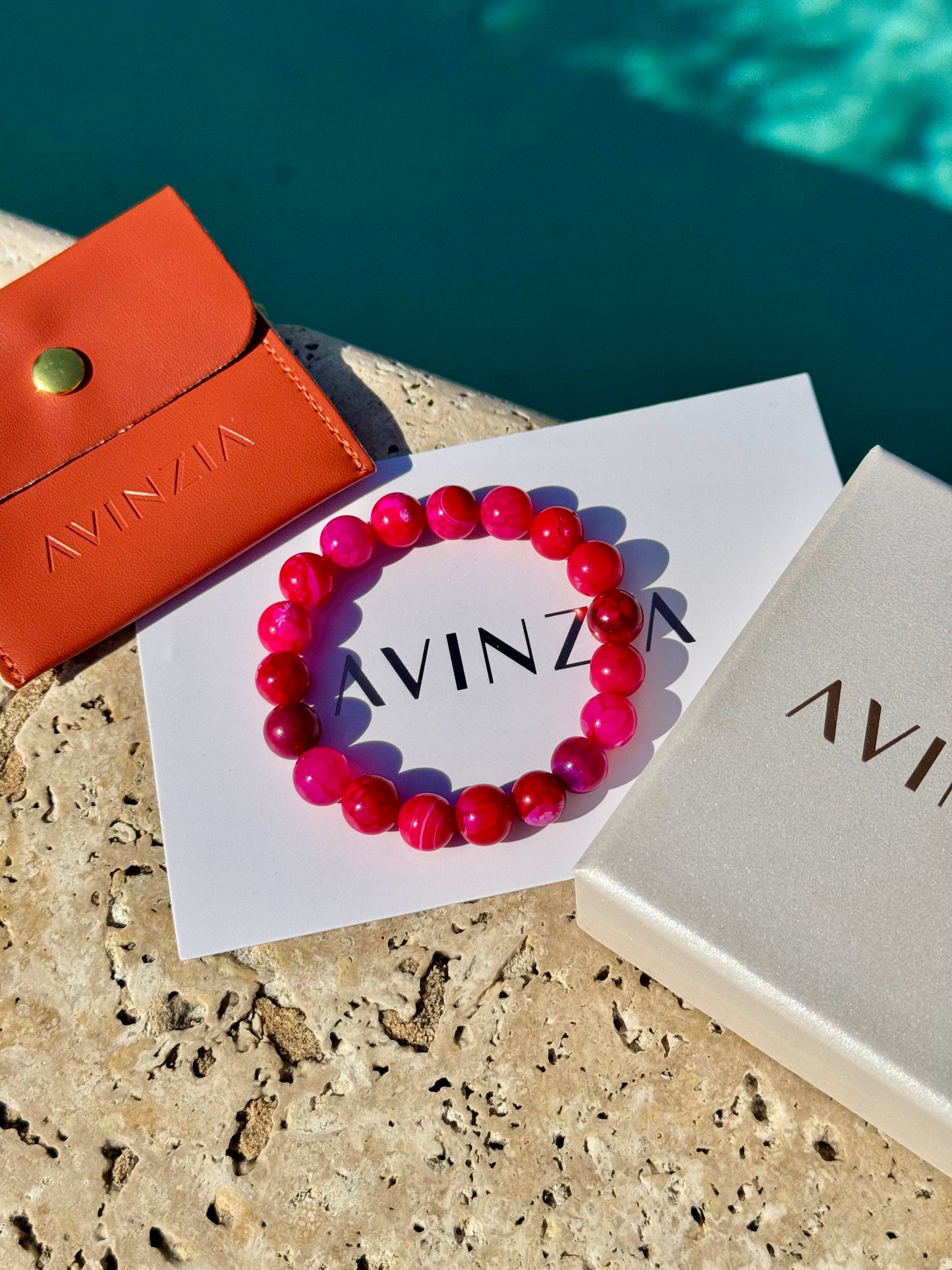 Magenta Jade Bracelet