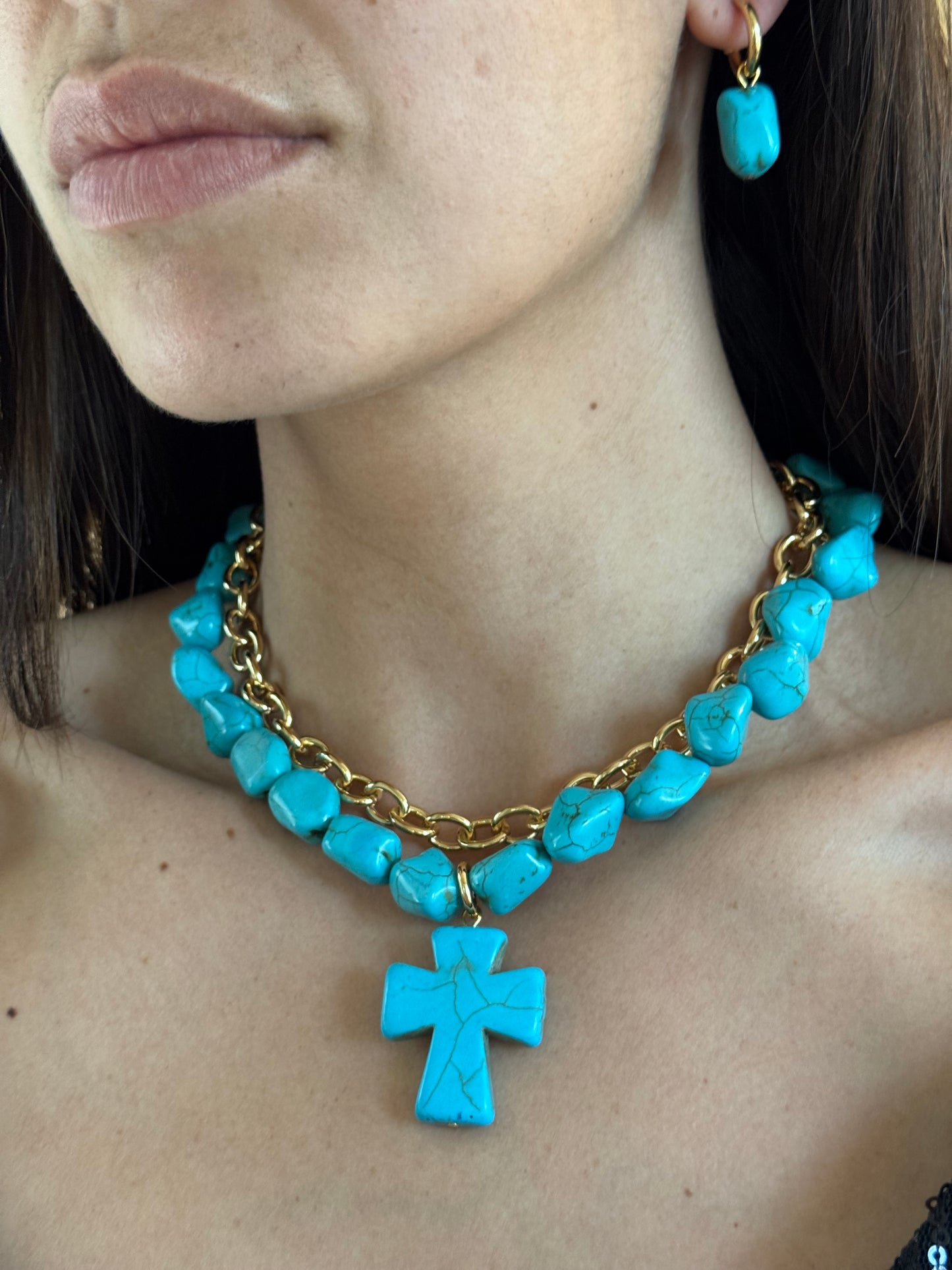 Turquoise Necklace Set